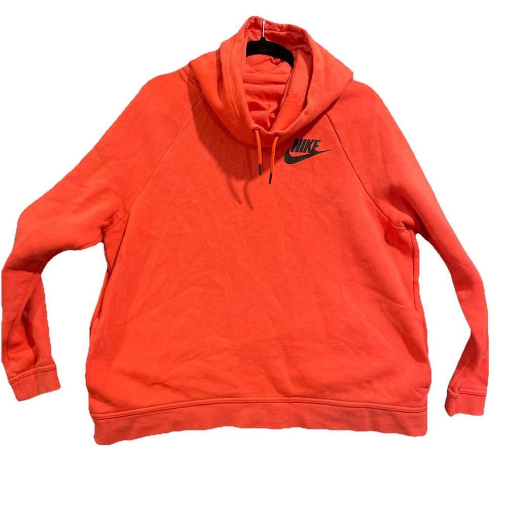 Nike Rally Sportswear Funnel Neck Hoodie Sweatshirt 828601-850 Women's: Large